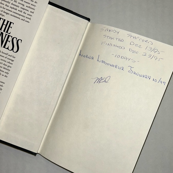 THE WITNESS by Sandra Brown 📚 Vintage Hardcover Book - Picture 6 of 6